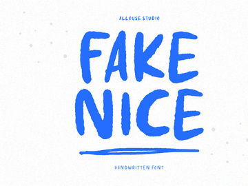 Fake Nice - Handwritten font