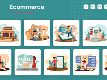 M164_Online Shop Illustrations