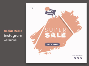 Sale social media Instagram post template