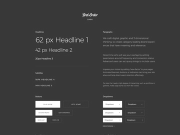 First Order Free UI Kit