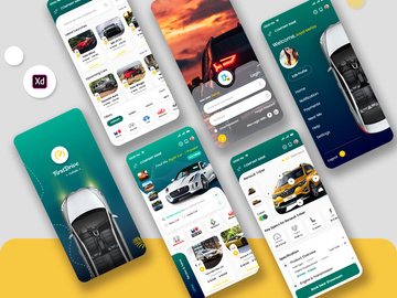 Cars Portal or Buy and Sell Cars Store Mobile App UI Kit