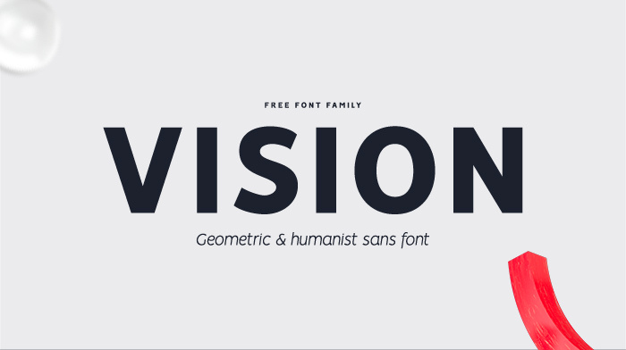 Vision 免费字体(Vision Free Font)插图