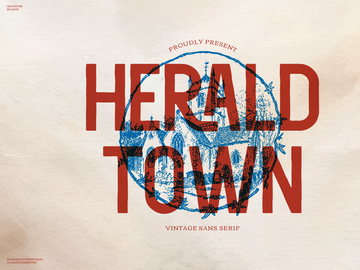 Herald Town | Vintage Sans Serif