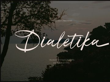 Dialetika | Handwritten Script