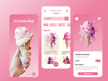 Ice Cream Shop App