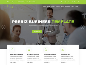 Html Website Template, Html Website Theme, Business Template, Consulting Theme, Company Website Template