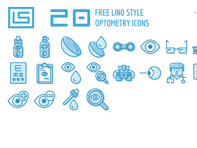 20 Free Optometry Icons by Linseed Studio ~ EpicPxls