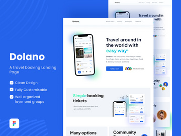 Travel Landing Page - Dolano