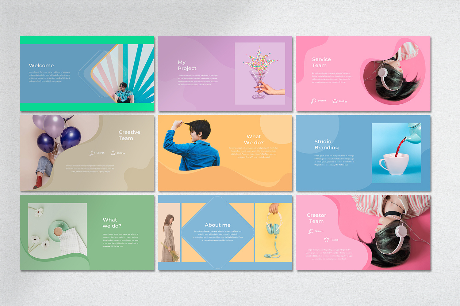 Colorful - Template PowerPoint
