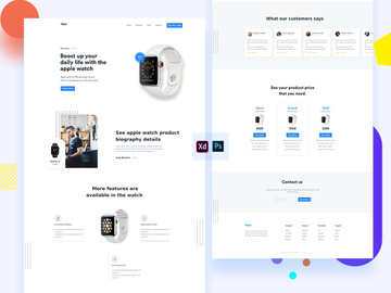 Apple Watch Landing Page