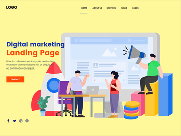 Seo digital marketing website template