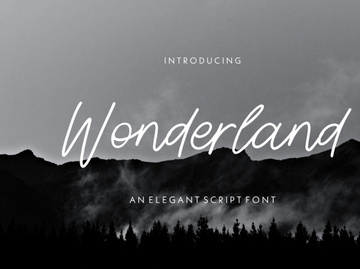 Wonderland - An Elegant Script Font