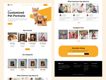 Petacular - Pets Landing Page
