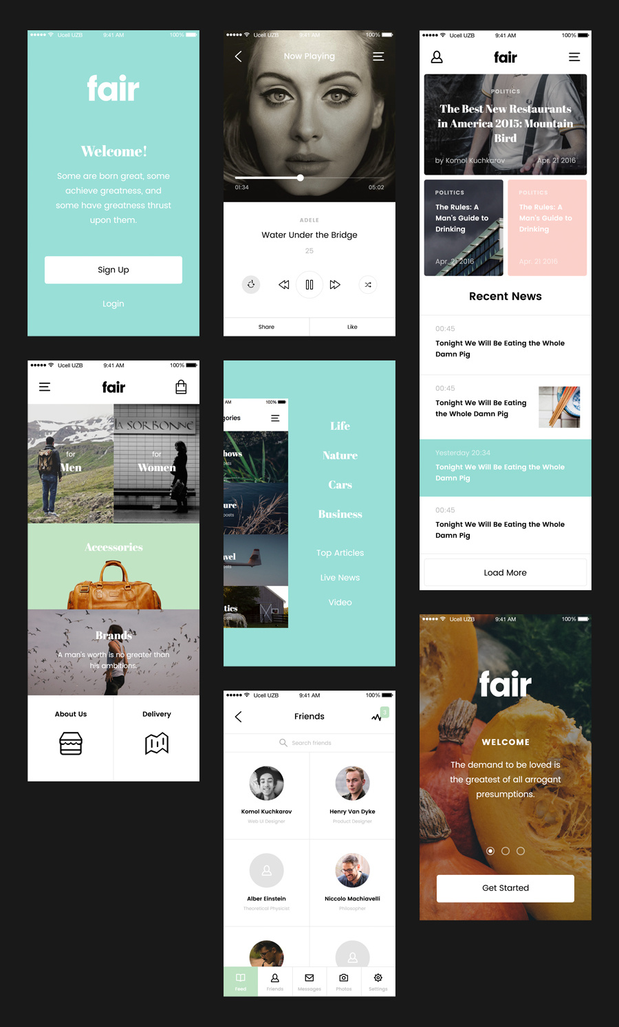 公平的用户界面套件 - 免费样品(Fair UI Kit – Free Sample)插图1