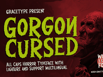 Gorgon Cursed | Horror Typeface