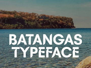 Batangas Font: Free Bold Sans Serif Typeface