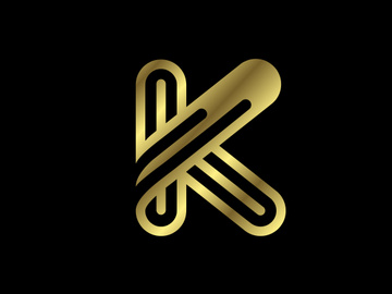 Golden capital letter. Graphic alphabet symbol for logo, Poster, Invitation. vector illustration