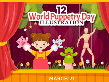 12 World Puppetry Day Illustration