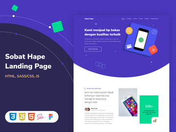 Sobat Hape - landing Page Selling