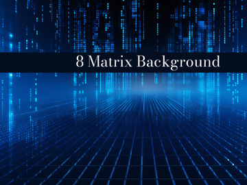 A matrix futuristic background