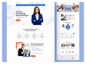 Multipurpose Business Consulting  Website Template