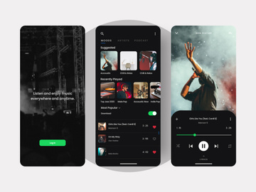 UI Kits Music App