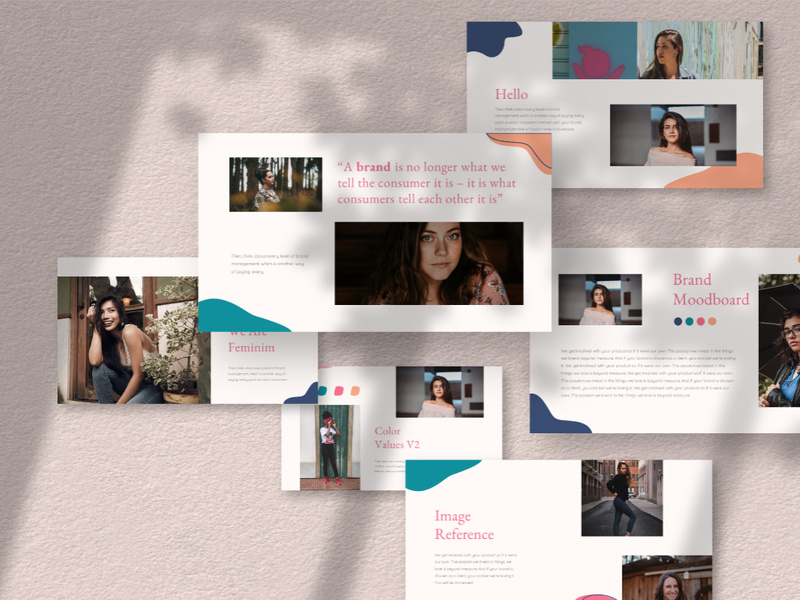 Download Feminim Brand Powerpoint Template By Inkofert Createvedsgn Epicpxls