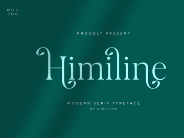Himiline Modern Serif Typeface
