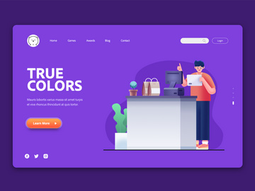 Life scene-space-illustration