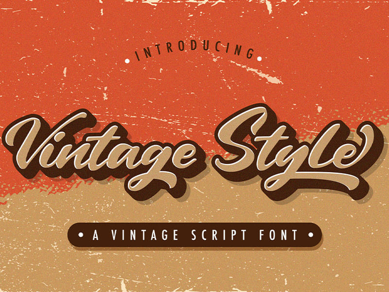 Vintage Style - Bold Script Font by Stringlabscreative ~ EpicPxls