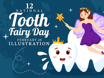 12 National Tooth Fairy Day Illustration