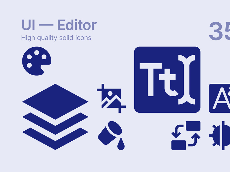 UI — Editor Icons by EDT ~ EpicPxls