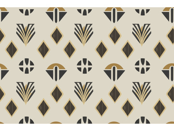Pattern Art Deco gold