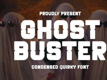 Ghost Buster - Condensed Quirky Font