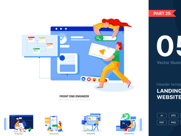 [Part 25] Website illustrations set