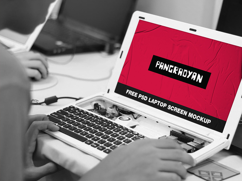 Download Free Psd Laptop Mockup By Hendo Pangradyan Epicpxls