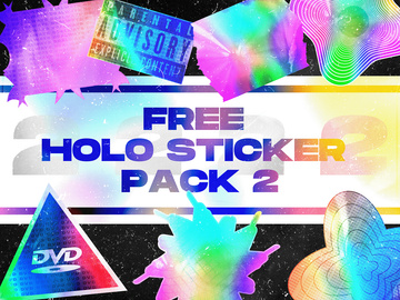 [Free] Holo Sticker Pack 2