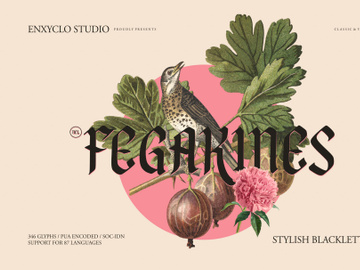 NCL FEGAKINES - Unique & Stylish Blackletter
