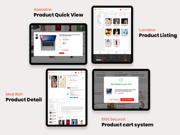Ecommerece Web Platform + Flutter App (Full App + Database)