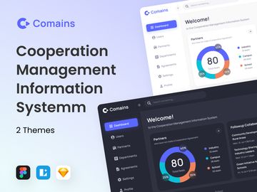 Comains - Collaboration Management Information System Landing Page