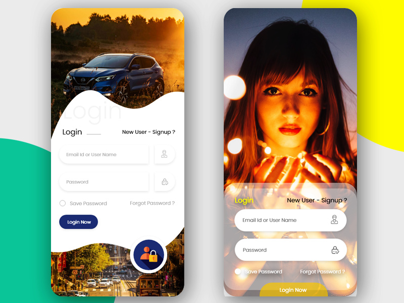 Multi Service App Login, Signup or Signin Screen UI Kits Phase II