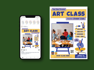 Art Class Flyer