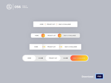 Breadcrumbs | Daily UI challenge - 056/100