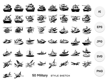 Military Element Draw Black