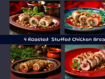 Roasted  Stuffed Chicken Breast