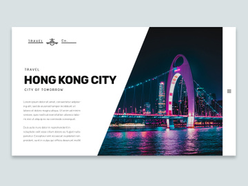 Travel PSD Banner Design Template