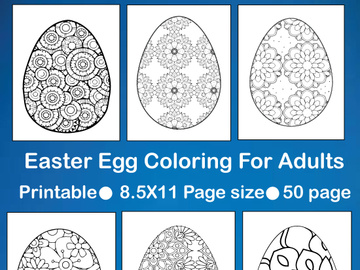 50 Mandala Easter Coloring Pages
