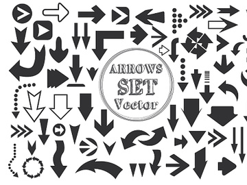 Sticker arrows printable set