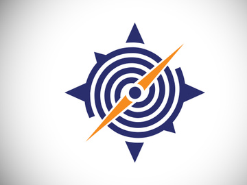 Creative Compass Concept Logo Design Template. Compass Logo sign and symbol. Coastal Logo. Compass icon