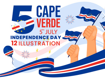 12 Cape Verde Independence Day Illustration